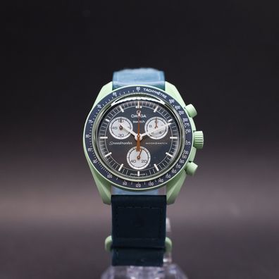 OMEGA x Swatch MoonSwatch Mission on Earth Straußenleder