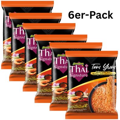 6er-Pack YumYum Instantnudeln Thai Signature Tom Yum 100g
