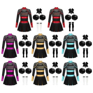Cheerleader Kostém Mädchen Cosplay Schuluniform Tanz Outfit