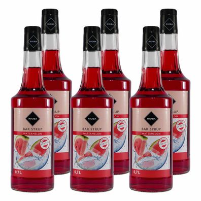 Rioba Watermelon (Wassermelone) Syrup (6 x 0,7L)