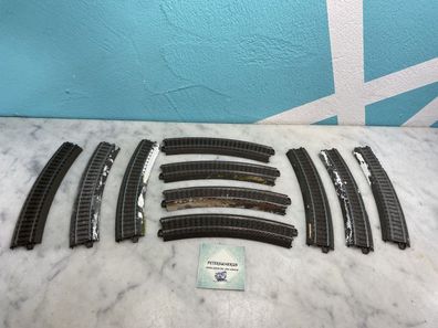 Märklin H0 10 x 24130 gebogenes C-Gleis R1 / / / / /genauflösung