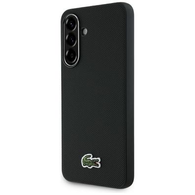 Hülle Galaxy A56 Lacoste Petit Pique schwarz Muster Logo Krokodil