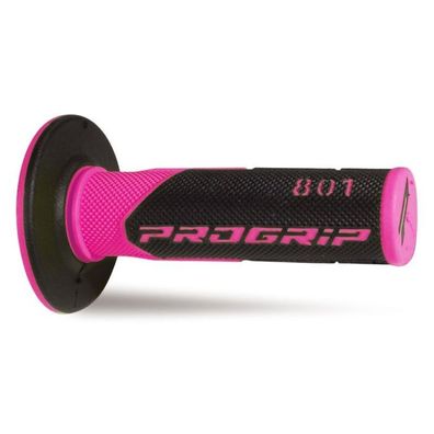 Progrip 801 Double Density Grips - Fuxia / Black