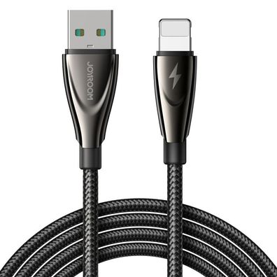 Joyroom Pioneer Serie SA31-AL3 USB-A auf Lightning Kabel 3A 1,2m - Schwarz