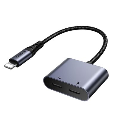 Joyroom SY-L02 2-in-1 Lightning Adapter - Dual Lightning Anschlüsse - Schwarz