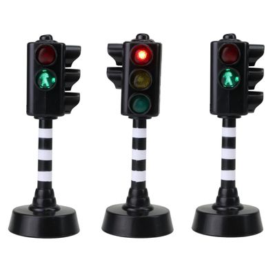 Spielzeug Ampel 12 cm mit Licht und Sound Fußgängersignal Kinder Verkehrsampel