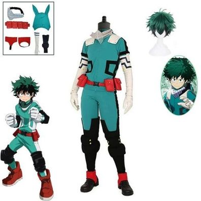 Midoriya Izuku Kostém Cosplay Anime Set Halloween Karneval Uniform Outfit