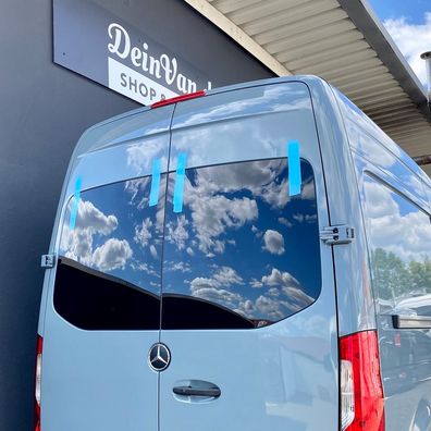 DeinVan. de Echtglas Hecktürscheiben für Mercedes Sprinter W907/W910 ab 2017 L1-L4