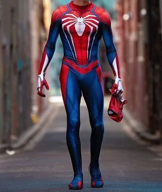Spiderman Cosplay Kostém Bodysuit Outfit Set Halloween Karneval Superheld