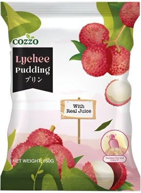 COZZO Frucht Jelly Gelee Bonbons Litschi 160g