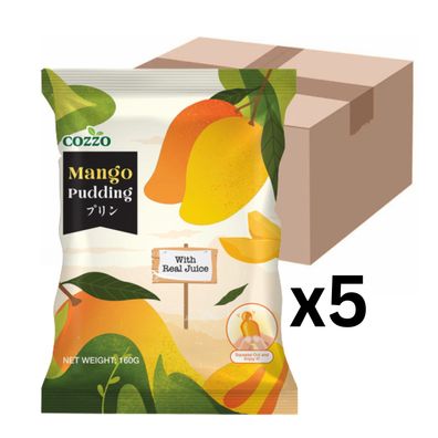 5er-Pack COZZO Frucht Jelly Gelee Bonbons Mango 160g