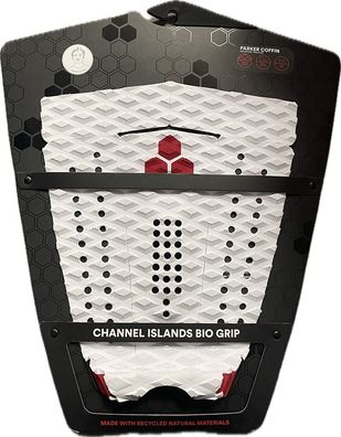 Channel Islands Parker Coffin Signature Traction Pad White