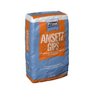Prima Ansetzgips 30 kg - einfache Verarbeitung – ideal für Trockenbau