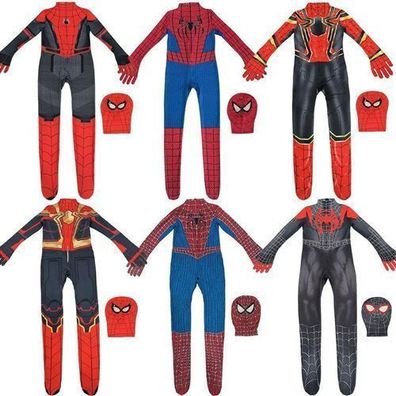 Spiderman Cosplay Zentai Bodysuit Kinder Halloween Kostém