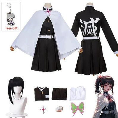 Kanao Tsuyuri Cosplay Kimono Kostém Anime Damen Halloween