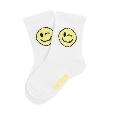 PATRON Kids Socken Zwinkersmile gelb Gr. 31-35