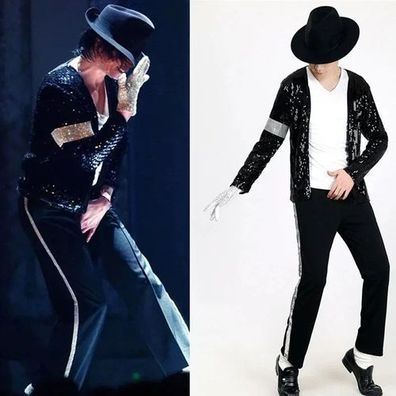 Michael Jackson Kostém Cosplay Tanz Outfit Erwachsene