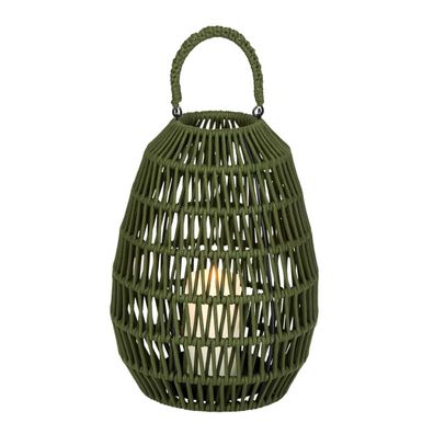 Lambert Cahaya Outdoor Laterne Kordel olive H47cm D35cm 64763