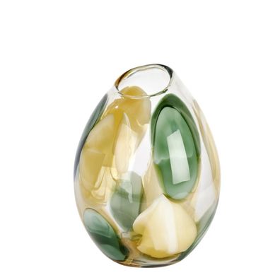 Lambert Bagodar Vase Glas, grün/beige H 29,5 cm D 23 cm 17534
