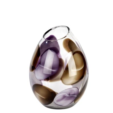 Lambert Bagodar Vase Glas, violet H 30,5 cm D 23 cm 17535