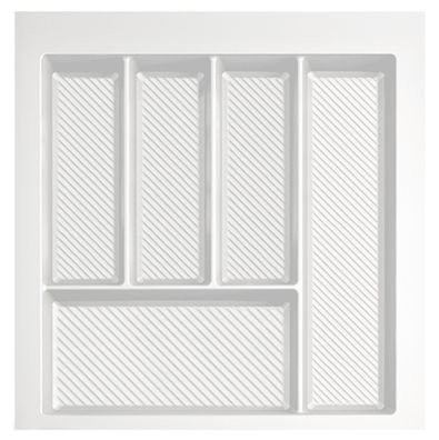 Besteckeinsatz kürzbar Breite 39-45cm zuschneidbar Schublade 50cm Tiefe 42-49cm