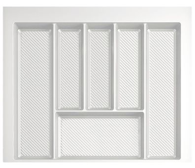 Besteckeinsatz kürzbar Breite 49-55cm zuschneidbar Schublade 60cm Tiefe 42-49cm