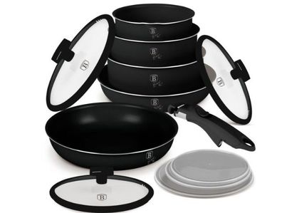 Berlinger Haus BH-8248 Matte Black Collection 12-teiliges