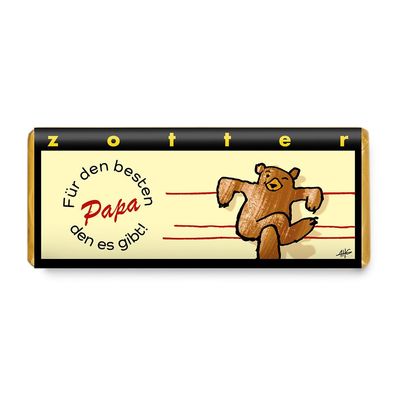 Zotter Schokolade "Für den besten Papa den es gibt!" Bio