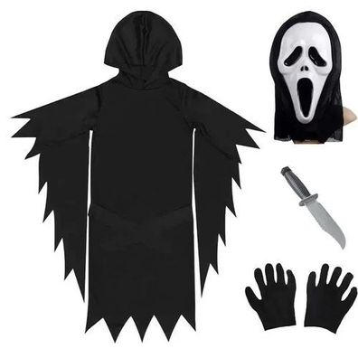 Scream Kostém Kinder Horror Cosplay Halloween Outfit