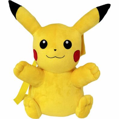 Pokemon Pikachu - Plüsch-Rucksack - 34 cm