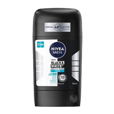 Solid antiperspirant Black & White Invisible Fresh 50ml