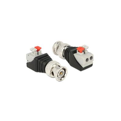 Adapter Delock Terminalblock 2Pin -> BNC Stecker