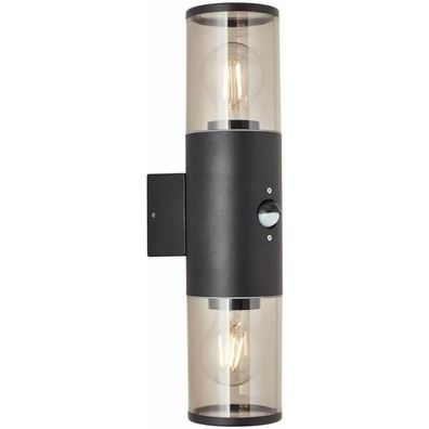 Brilliant Wandleuchte "SERGIORO" Bwm IP44 Aluminium 38,2x9x13,5cm 96474/63