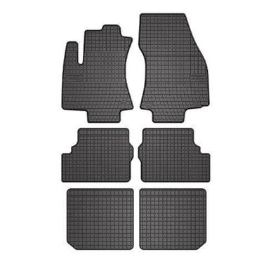 OMAC Gummi Fußmatten für Opel Zafira 1999-2005 Automatten Gummi Schwarz 6tlg