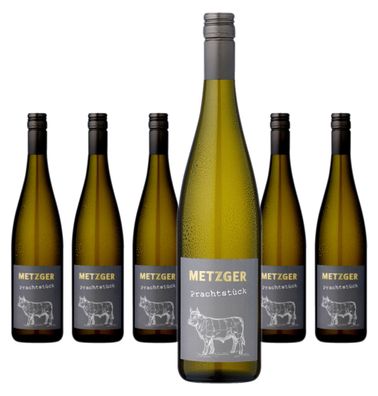 6 x Weingut Metzger Prachtstück Weißburgunder/Chardonnay trocken – 2025