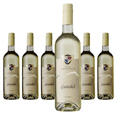 6 x Martin Waßmer Gutedel Qualitätswein trocken – 2025