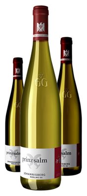 3 x Prinz Salm Johannisberg Riesling* * * GG trocken – 2014