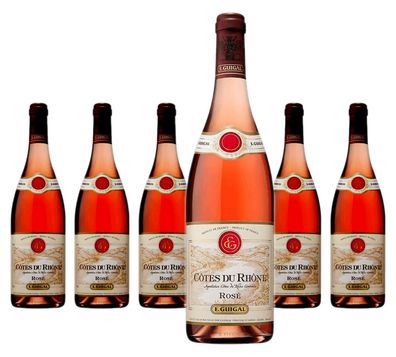6 x E. Guigal Côtes du Rhône Rosé – 2025