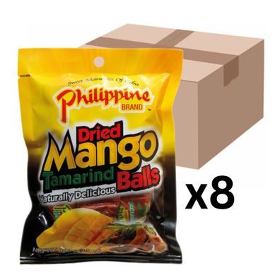 8er-Pack Philippine Brand Getrocknete Mango Tamarinden Balls 100g