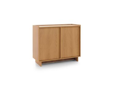 Kommode Yasumi K98 Wohnzimmerschrank 2 türiger 98 cm breit Eiche Karamell