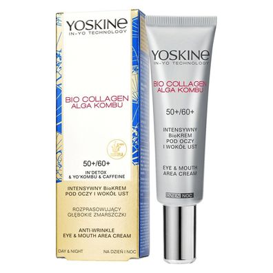 Yoskine Bio Collagen 50 + /60+ Lifting Anti-Falten Augencreme 15ml