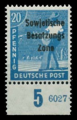 SBZ ALLG. Ausgaben Nr 189 HAN 6027... postfrisch X748F5E