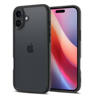 Spigen Ultra HybridHülle Kompatibel mit iPhone 16 mattschwarz
