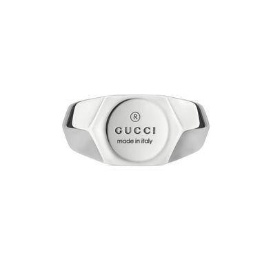 Gucci – YBC779162001 – Markenring aus Sterlingsilber mit Gucci Markenzeichen