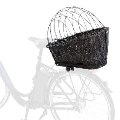 Trixie Fahrradkorb aus Weide für Gepäckträger