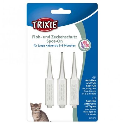 Trixie Floh- und Zeckenschutz Spot-On, Katze - Katze 2-8 Mon