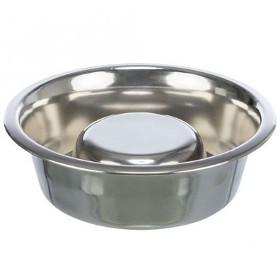 Anti Schling Napf Trixie Slow Feeding Edelstahl 1,1L 21cm