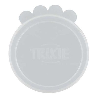 1 Stück Silikon Dosendeckel Futterdose Trixie 10,6 cm transparent