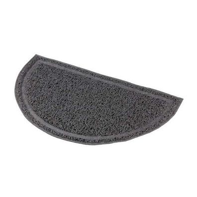 Vorleger für Katzentoiletten Trixie halbrund 41x25cm PVC anthrazit