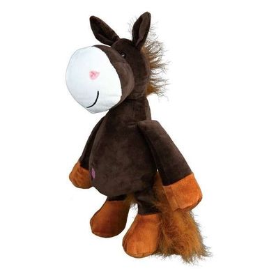 Hundespielzeug Plüsch Pferd Tierstimme 32 cm